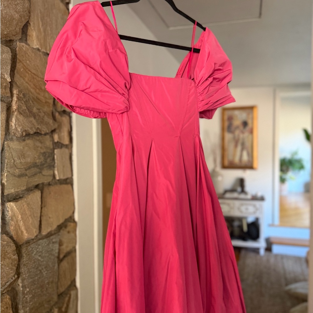 Cult Gaia Aviva Gown Sunkiss Pink Size 2 Runway - Picture 9 of 10